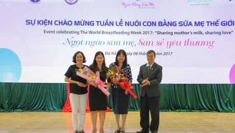 sự kiện ngọt ngào sữa mẹ san sẻ yêu thương